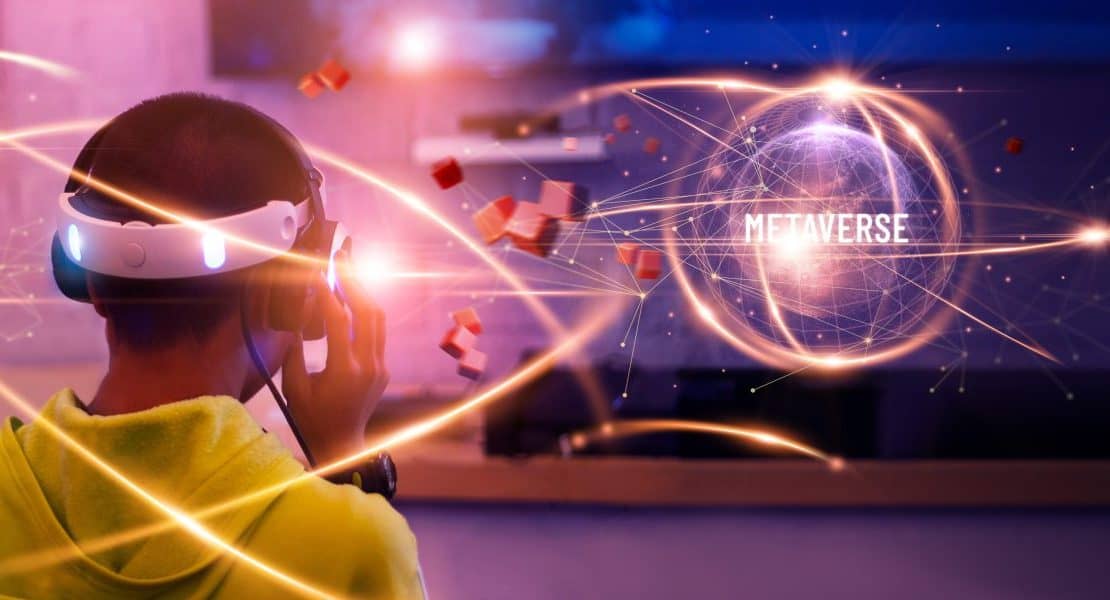 Metaverse,Technology,Concepts.,Teenager,Play,Vr,Virtual,Reality,Goggle,And Metaverse,Technology,Concepts.,Teenager,Play,Vr,Virtual,Reality,Goggle,And